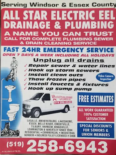 All Star Electric Eel Drainage & Plumbing - Since 1995
